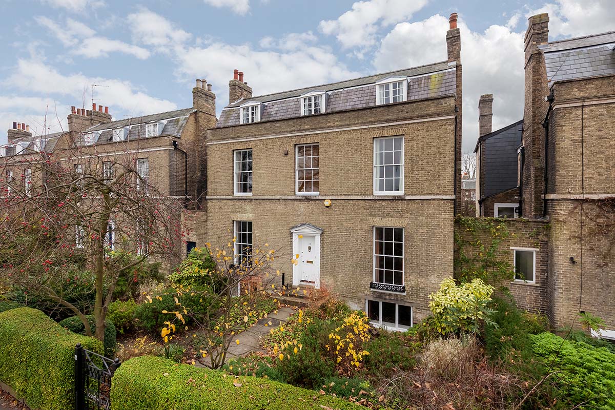 Exterior of a period townhouse