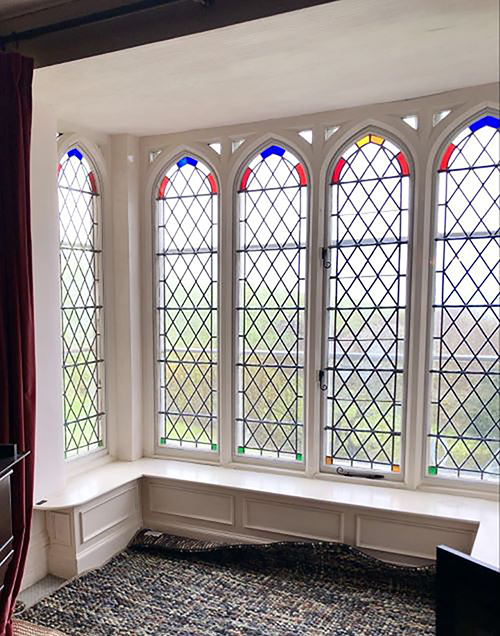 stone mullion window secondary glazing