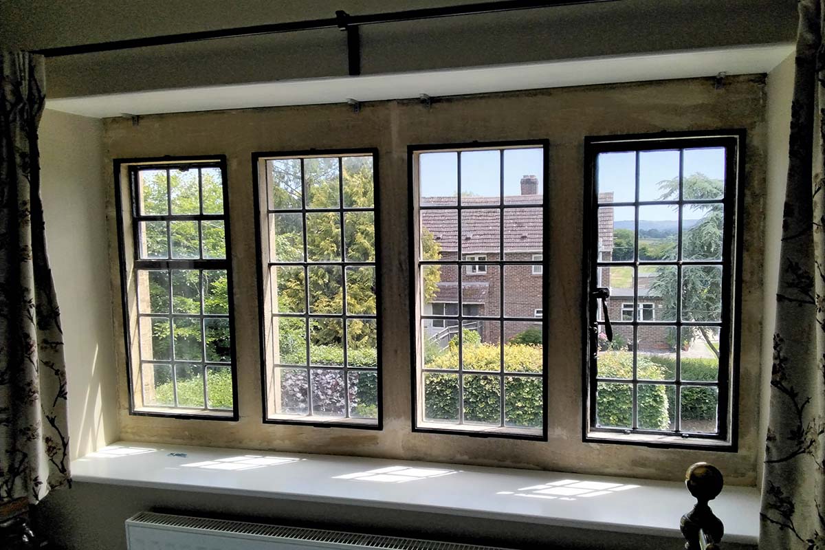 Stone Mullion Windows - Mitchell & Dickinson