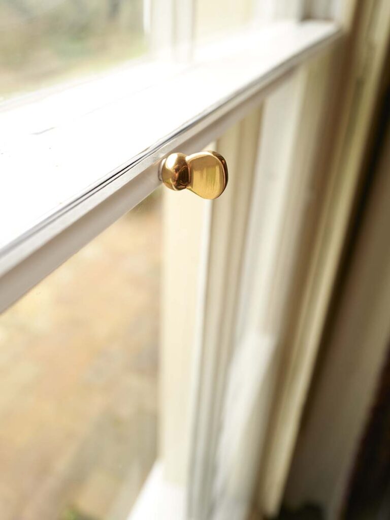 Sash fitches are replaced with sash screws
